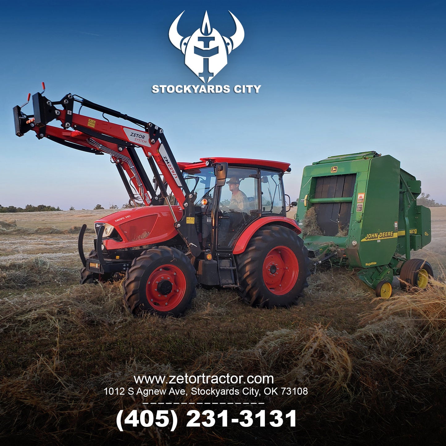 Zetor M85HP Power Shuttle, Powershift CAB Tractor DEMO UNIT